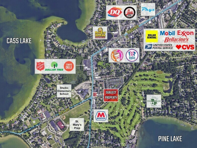 More Photos Of 3369-3379 Orchard Lake Rd, Keego Harbor Storefront For Sale