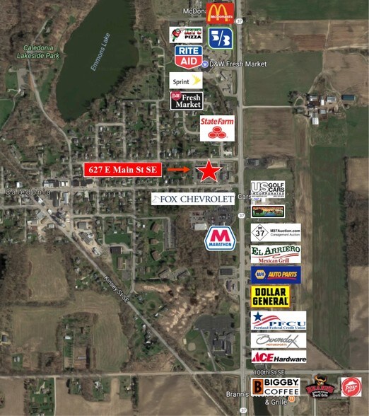 More Photos Of 627 E Main St SE, Caledonia Bank For Lease