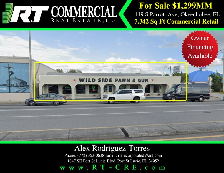 Primary Photo Of 119 S Parrott Ave, Okeechobee Storefront For Sale