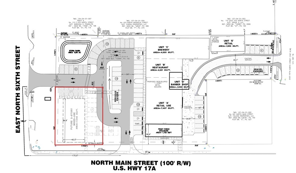 More Photos Of 605 N Main St, Summerville Land For Lease