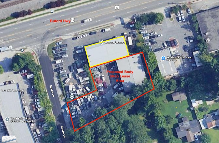 Primary Photo Of 6662 Buford Hwy, Atlanta Auto Dealership For Lease