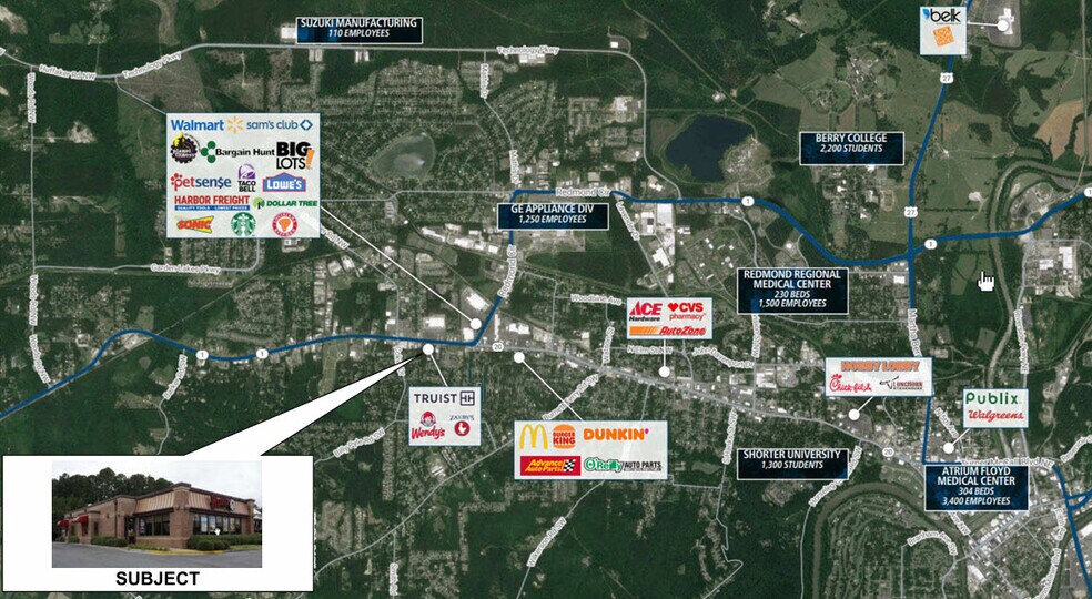 More Photos Of 2435 Shorter Ave SW, Rome Fast Food For Sale