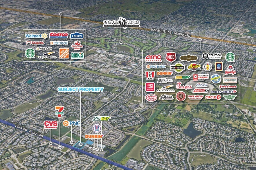 More Photos Of 2300 S Eola Rd, Aurora Health Club For Lease