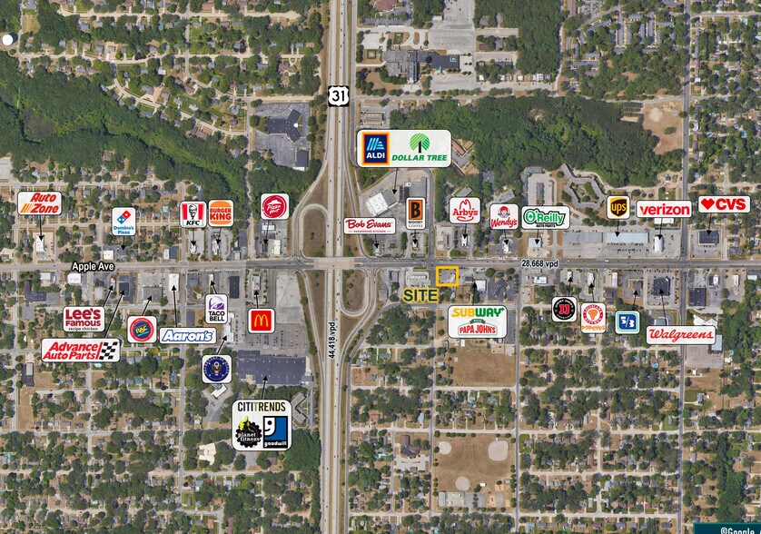 More Photos Of 1701 E Apple Ave, Muskegon General Retail For Lease