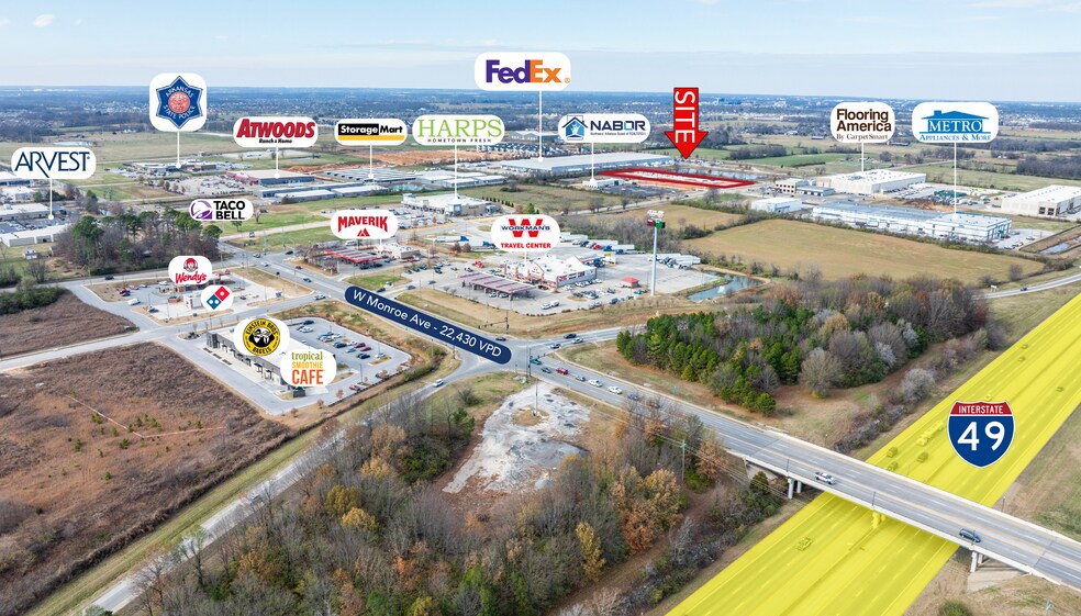 More Photos Of 322 N Goad Springs St, Lowell Light Distribution For Lease