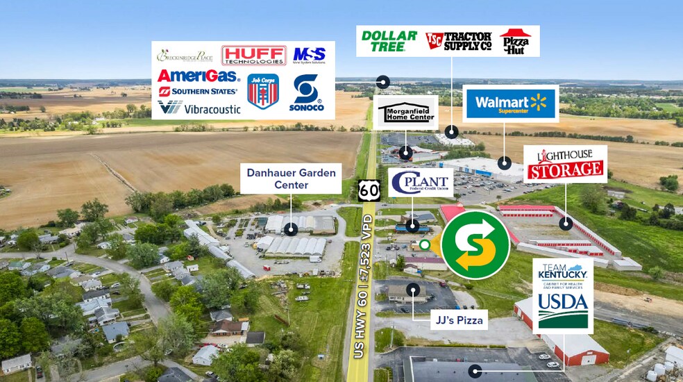 More Photos Of 809 US Highway 60 E, Morganfield Freestanding For Sale