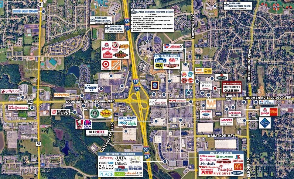 More Photos Of 7090 Malco Blvd, Southaven Storefront For Lease