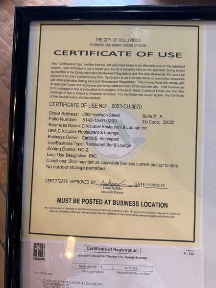 More Photos Of 2000 Harrison St, Hollywood Unknown For Lease