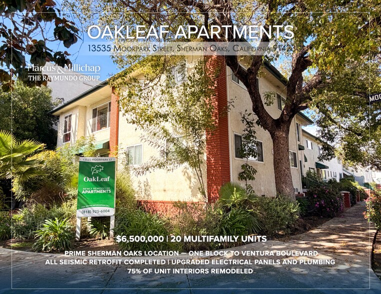 Primary Photo Of 13535 Moorpark St, Sherman Oaks Apartments For Sale