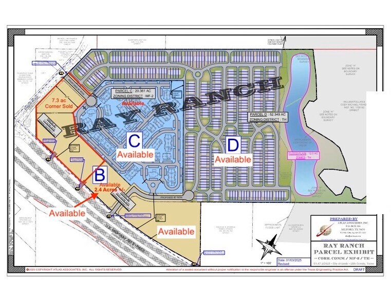 Primary Photo Of Ensign Road & Hwy 287, Ennis Land For Sale
