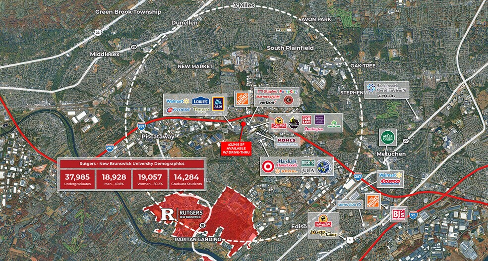 More Photos Of 1006 Stelton Rd, Piscataway Freestanding For Lease