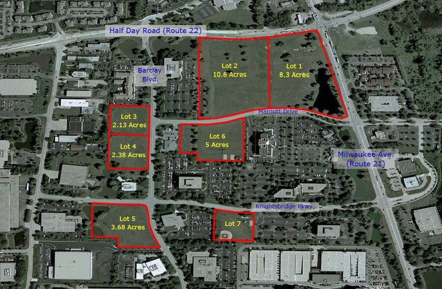 Primary Photo Of SWC Milwaukee Ave & Half Day Rd, Lincolnshire Land For Sale