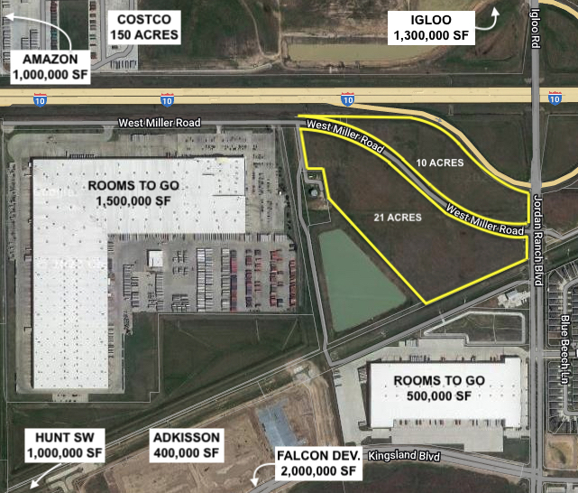 Primary Photo Of SWC I-10 @ Jordan Ranch blvd, Brookshire Land For Sale