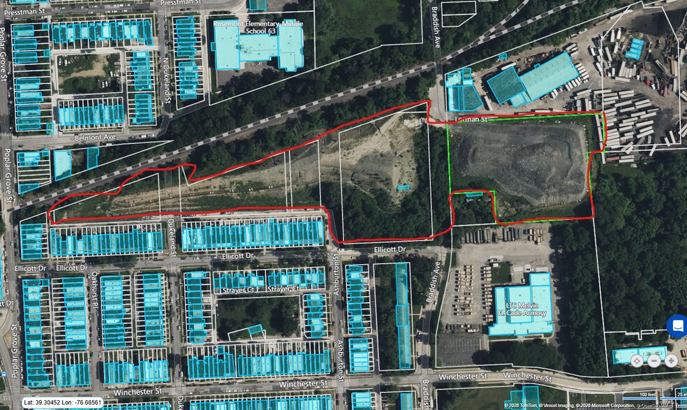 Primary Photo Of 1300 Braddish Ave, Baltimore Land For Sale