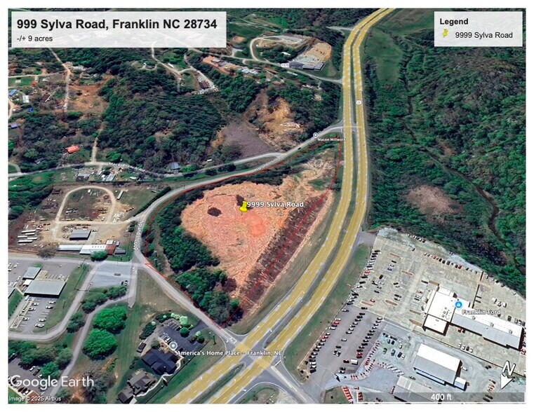 More Photos Of 9999 Sylva Road, Franklin Land For Sale