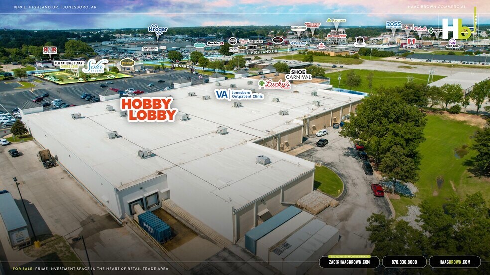 More Photos Of 1849 E Highland Dr, Jonesboro Storefront Retail Office For Sale