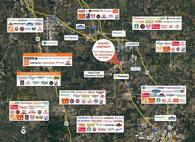 More Photos Of 1777 Rock Quarry Rd, Stockbridge Fast Food For Sale