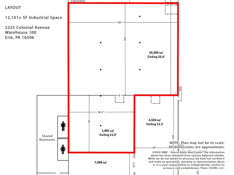 More Photos Of 2225 Colonial Ave, Erie Manufacturing For Lease