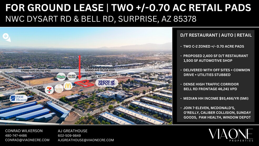 Primary Photo Of 13182 Bell Rd, Surprise Land For Lease