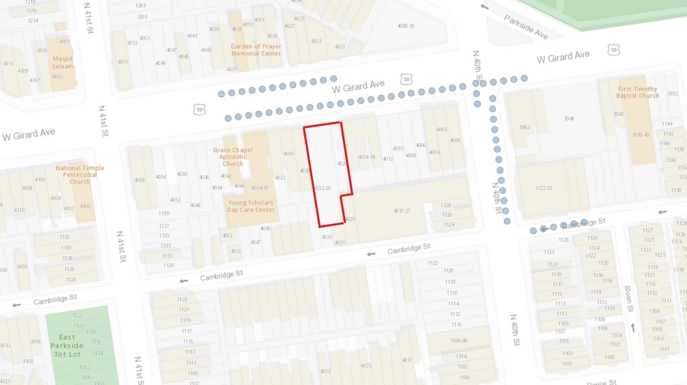 Primary Photo Of 4020-26 W Girard Ave ave, Philadelphia Land For Sale