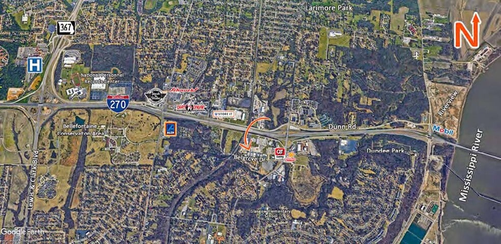 More Photos Of 1247 Belgrove Dr, Bellefontaine Neighbors Warehouse For Sale