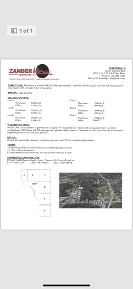 More Photos Of 10505 Plaza Dr, Whitmore Lake Manufacturing For Lease