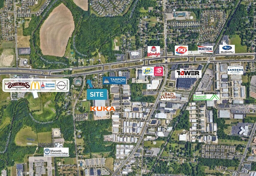 More Photos Of Hall road (M-59) and Elizabeth Rd, Clinton Township General Retail For Lease