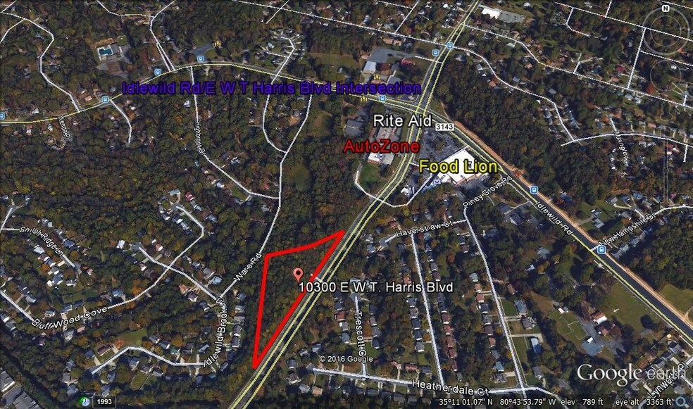 10300 E WT Harris Blvd, Charlotte, NC 28212 Land For Sale