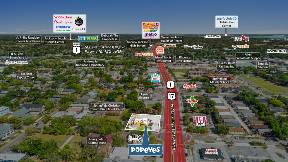 More Photos Of 1902 N Main St, Jacksonville Fast Food For Sale