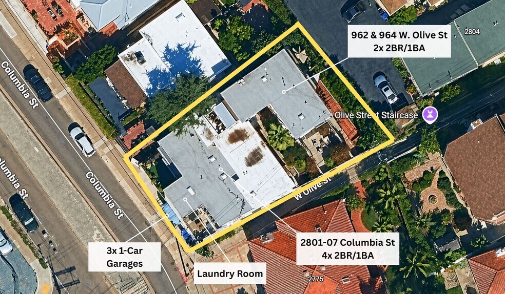 More Photos Of 2801-2807 Columbia St, San Diego Apartments For Sale