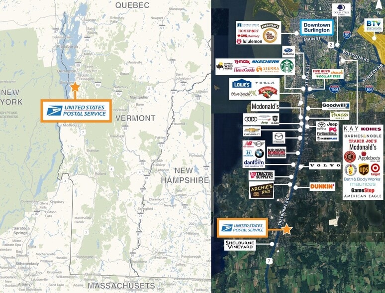 More Photos Of 495 Falls Rd, Shelburne Post Office For Sale