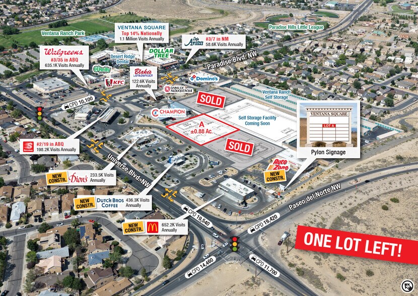 Primary Photo Of Universe @ Paseo del Norte, Albuquerque Land For Sale