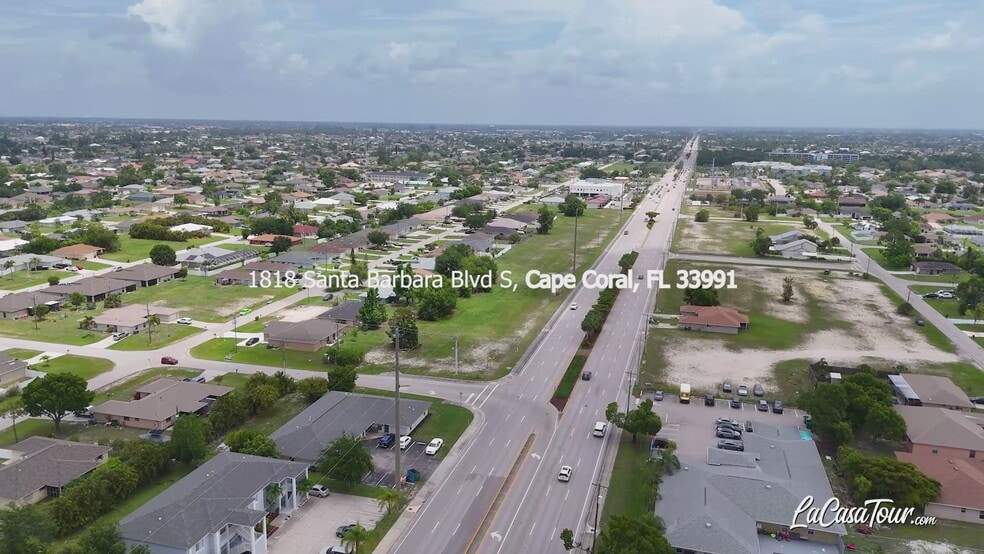 Primary Photo Of 1800 SW Santa Barbara Pl, Cape Coral Land For Sale