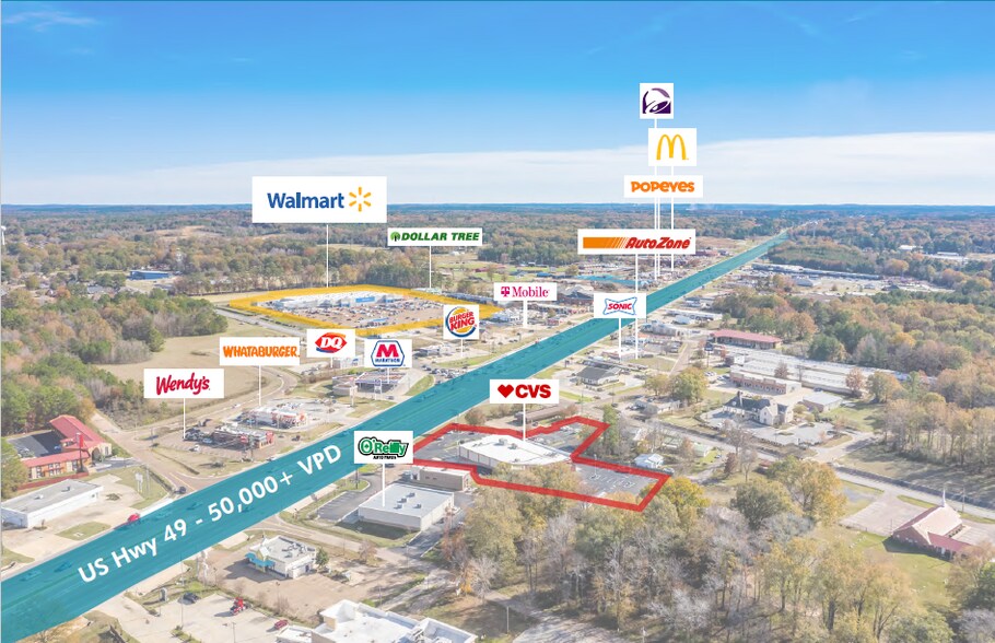 More Photos Of 915 Highway 49 S, Richland Drugstore For Sale