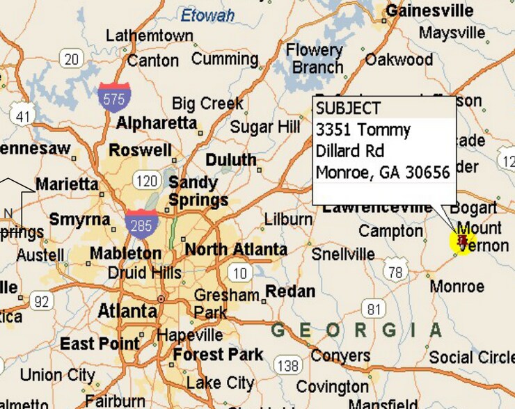 More Photos Of 3351 Tommy Dillard Rd, Monroe Land For Sale