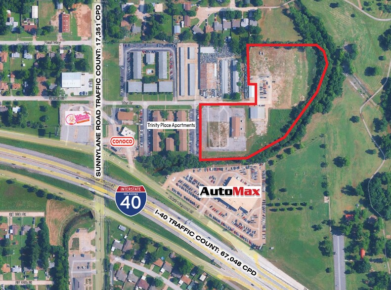 Primary Photo Of 4400-4501 VFW Dr, Del City Warehouse For Sale