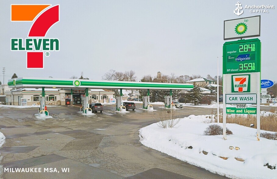 Primary Photo Of 21350 W Capitol Dr, Pewaukee Convenience Store For Sale