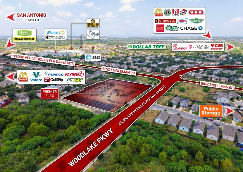 More Photos Of 3415 Woodlake Pkwy, Converse Flex For Lease