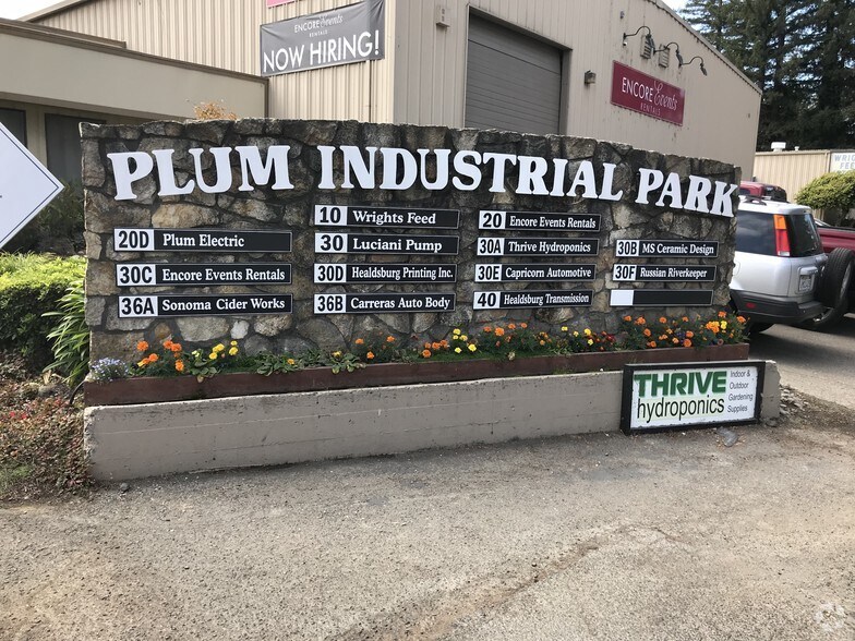 More Photos Of 30-36 Mill St, Healdsburg Warehouse For Lease