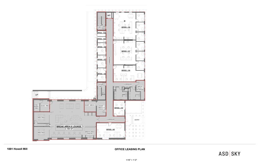 More Photos Of 1881 Howell Mill Rd NW, Atlanta Office For Lease