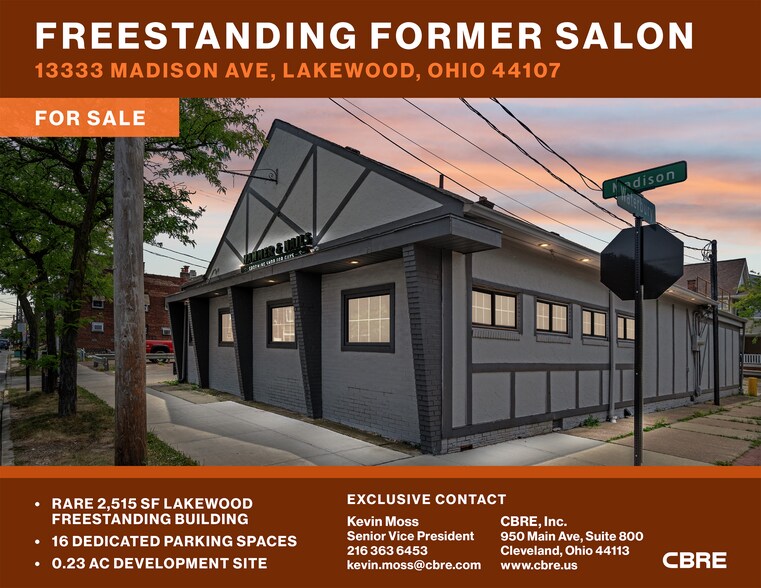 Primary Photo Of 13333 Madison Ave, Lakewood Freestanding For Sale