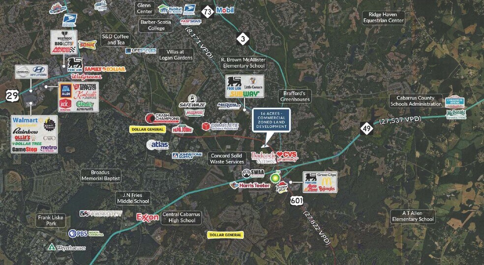 More Photos Of US 601 Byp, Concord Land For Sale
