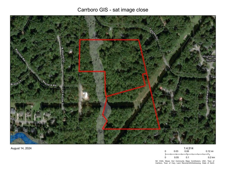 More Photos Of 1525 Tallyho Trl, Chapel Hill Land For Sale