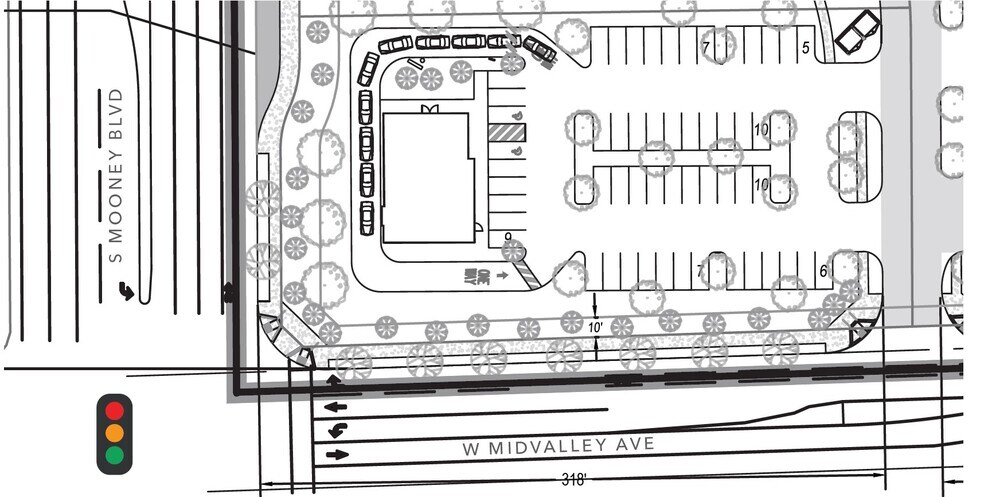 More Photos Of SEC Mooney Blvd Blvd @ Visalia Parkway, Visalia Land For Lease