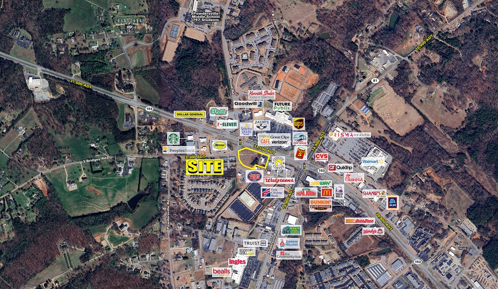 More Photos Of 3529 Hwy 153, Powdersville Land For Lease