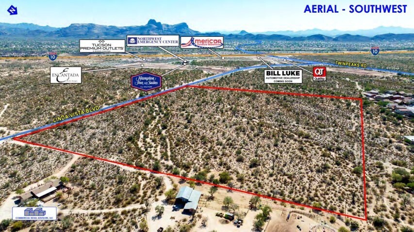 More Photos Of E SEC of Linda Vista Blvd & Twin Peaks Rd, Tucson Land For Sale