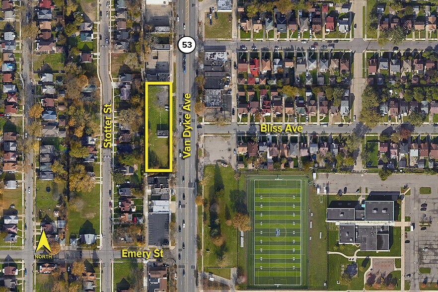 Primary Photo Of 19371 Van Dyke St, Detroit Land For Sale