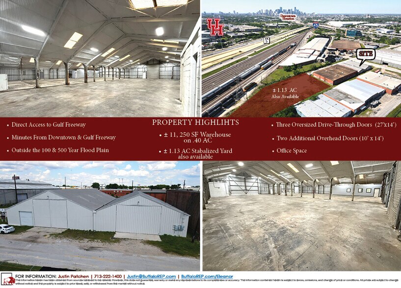 More Photos Of 2301 Eleanor Tinsley Way, Houston Warehouse For Lease