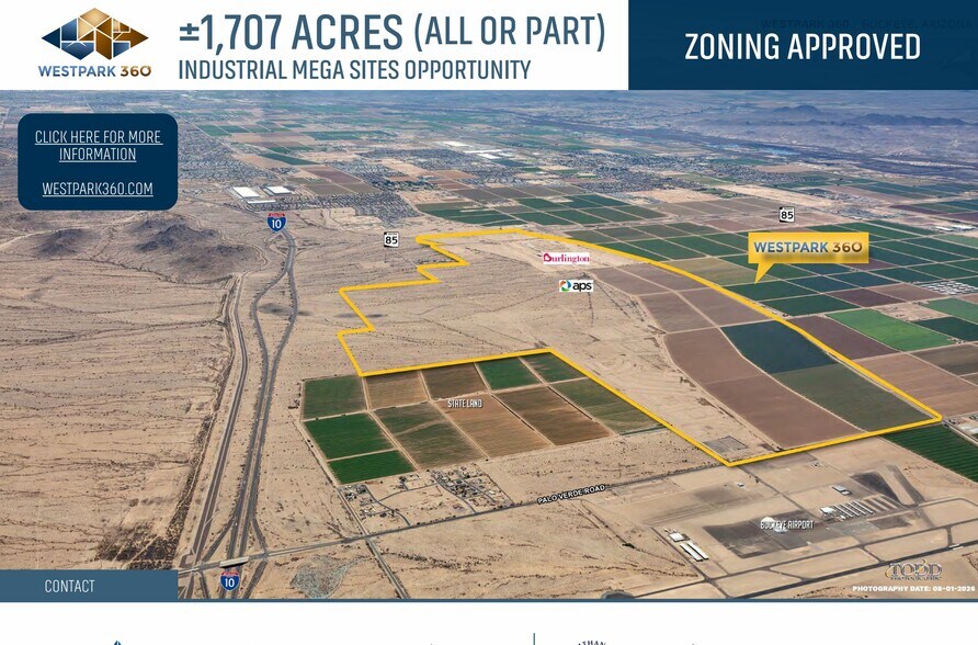 Primary Photo Of SW of I10 & Hwy 85 Junction, Buckeye Land For Sale