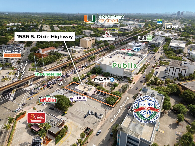 Primary Photo Of 1586 S Dixie Hwy, Coral Gables Restaurant For Lease